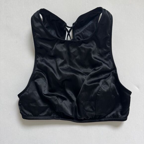 Victoria’s Secret Black Satin Intimate Top Size Small NWT - Picture 3 of 8